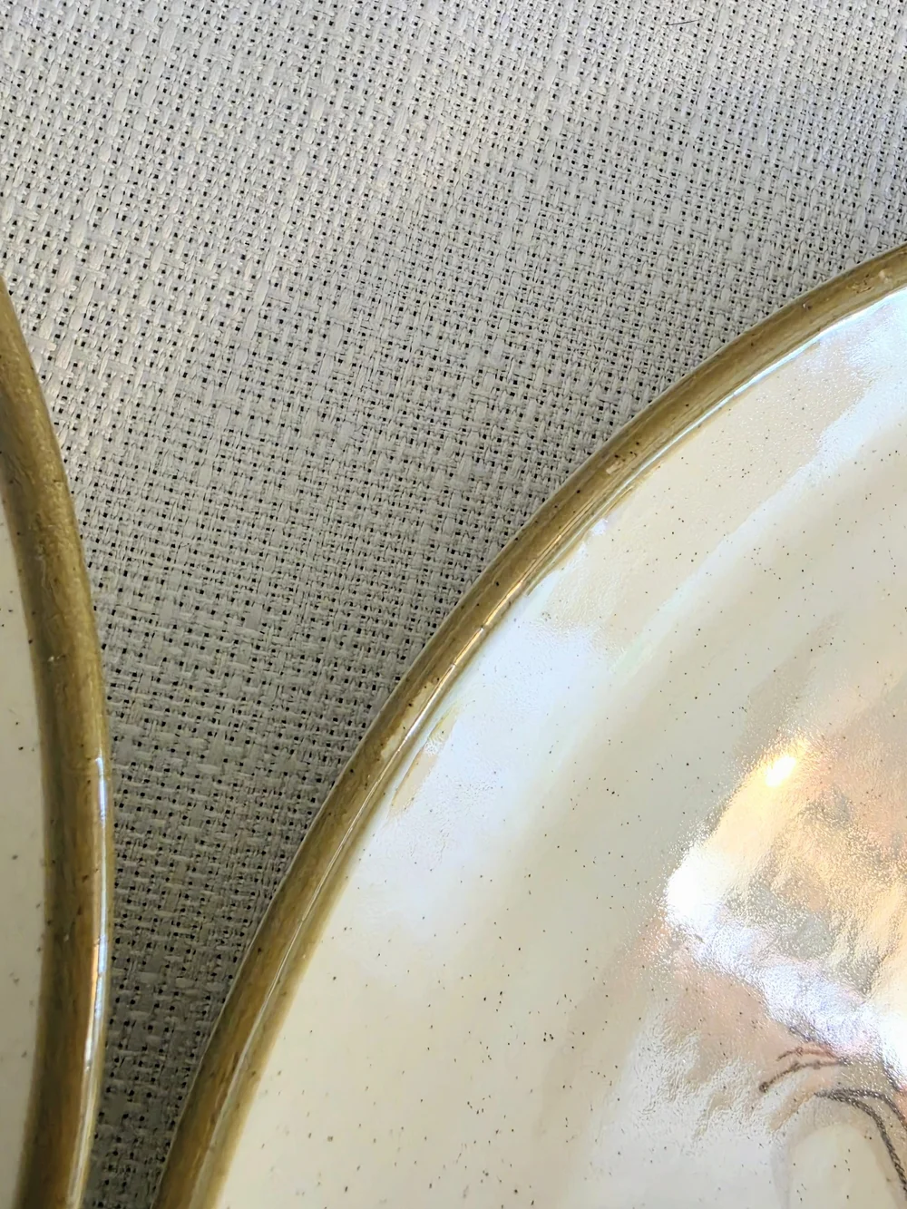 Vtg Franciscan Spice Dinner Plates 4 Set 10 1/2
